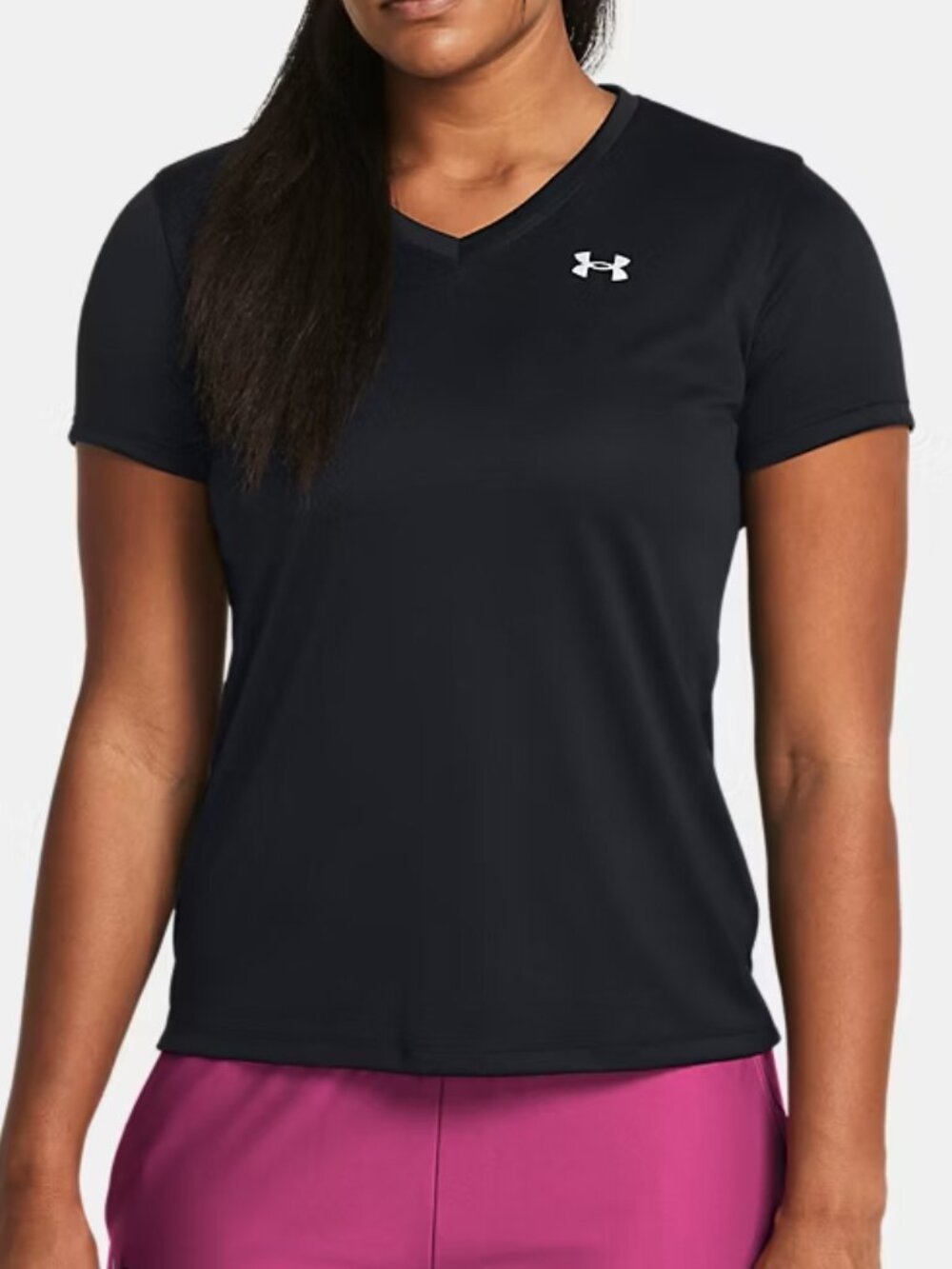 Under Armour - UA Tech™ Women's V-Neck Short Sleeve - Black - size S - NWT